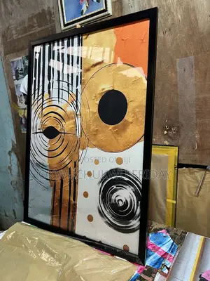 Abstract Foreign Canvas Frame