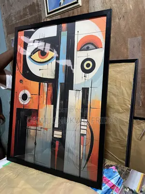 Abstract Foreign Canvas Frame