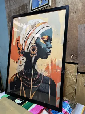 Abstract Foreign Canvas Frame