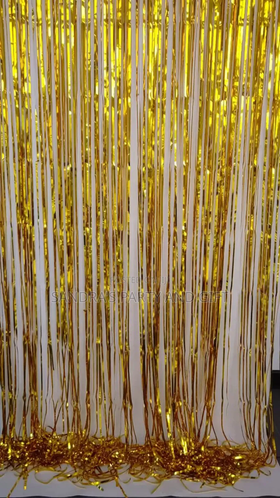 Foil Fringe Curtain Party Backdrop