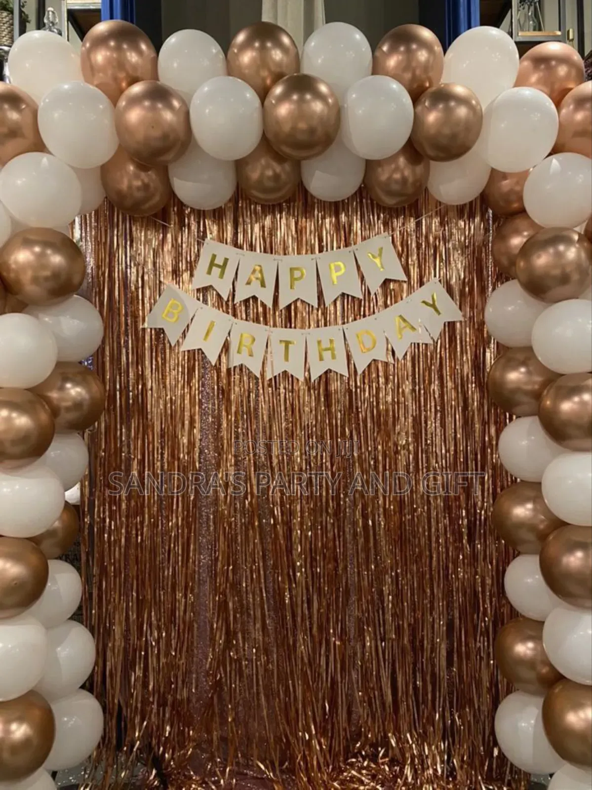 Foil Fringe Curtain Party Backdrop