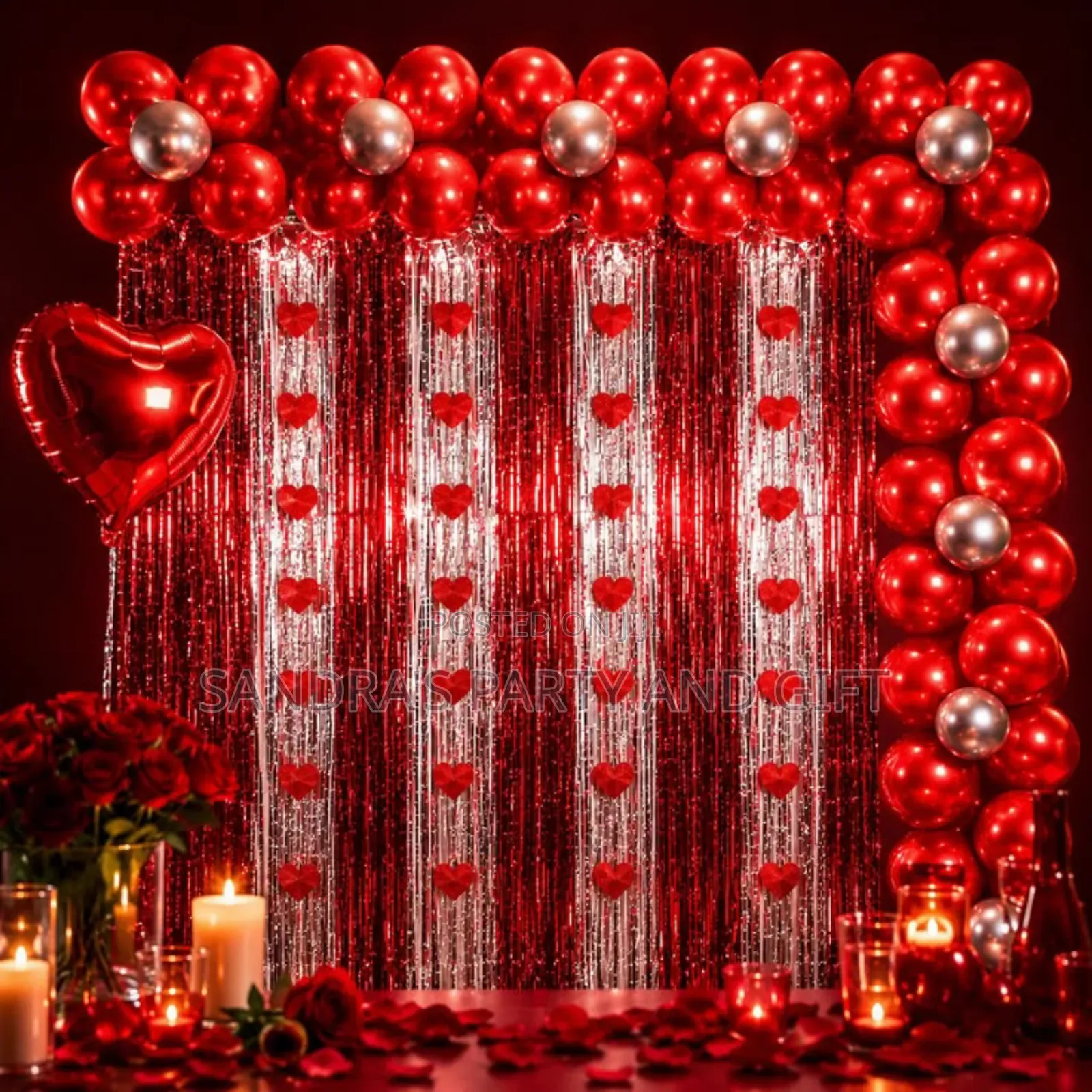 Foil Fringe Curtain Party Backdrop
