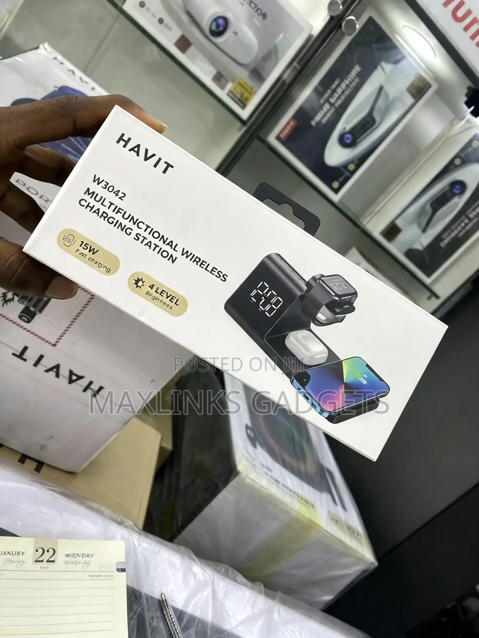 Havit W3042 Multifunctional Wireless Charging Station