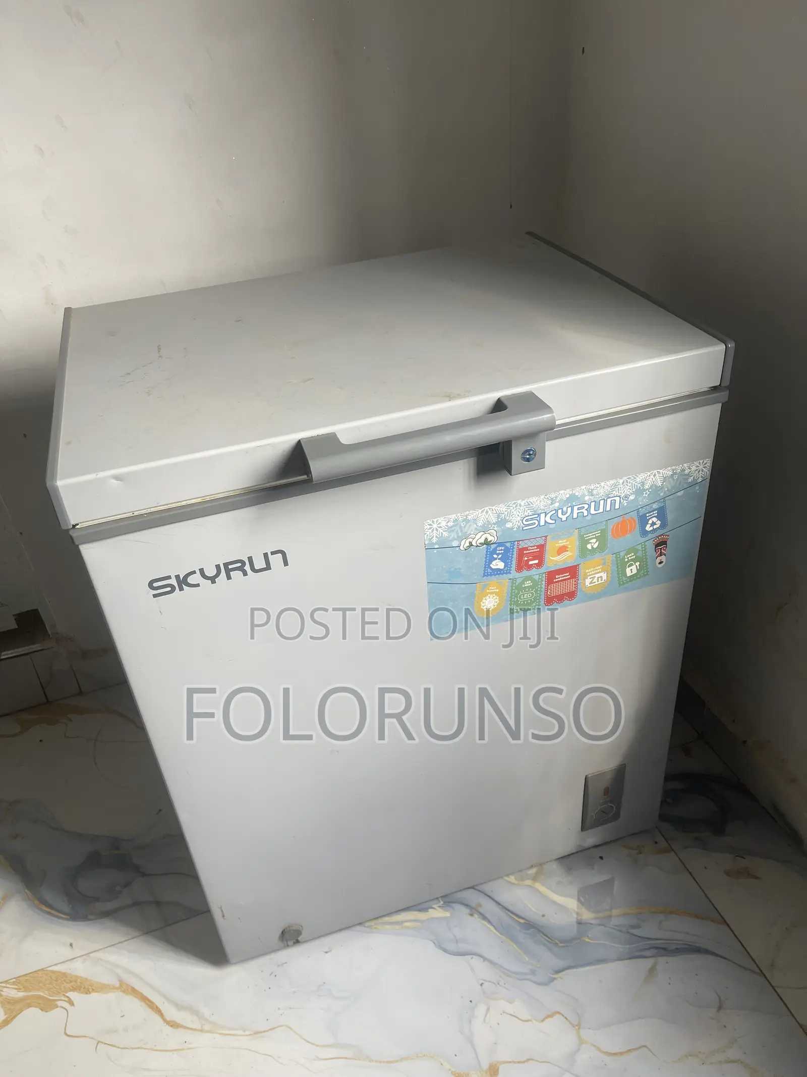 Skyrun 145-Litres Chest Freezer BD-145A Grey