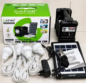 Cafini Solar Lighting Kit + Mp3 Player