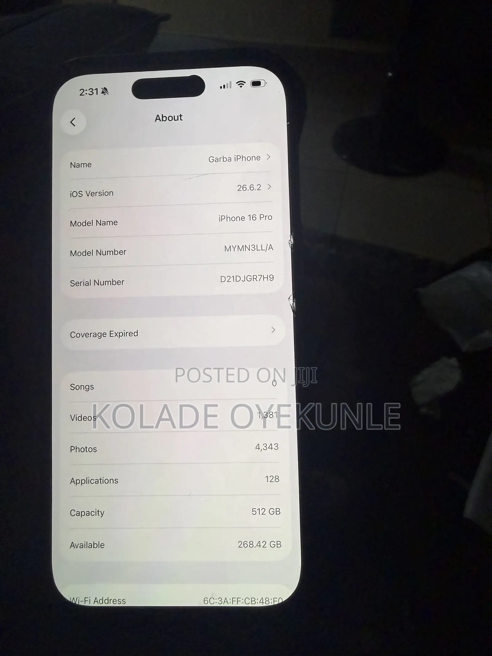 Apple iPhone 16 Pro 512 GB Gold