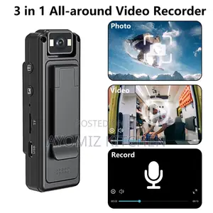 HD 1080 Body Camera Recording Day and Night Clearly