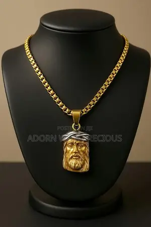 Men's Pendant Necklace – Gold-Tone Jewelry