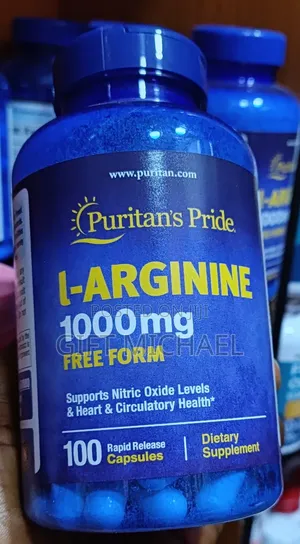 L-Arginine 1000mg, Supplement 100Tablets