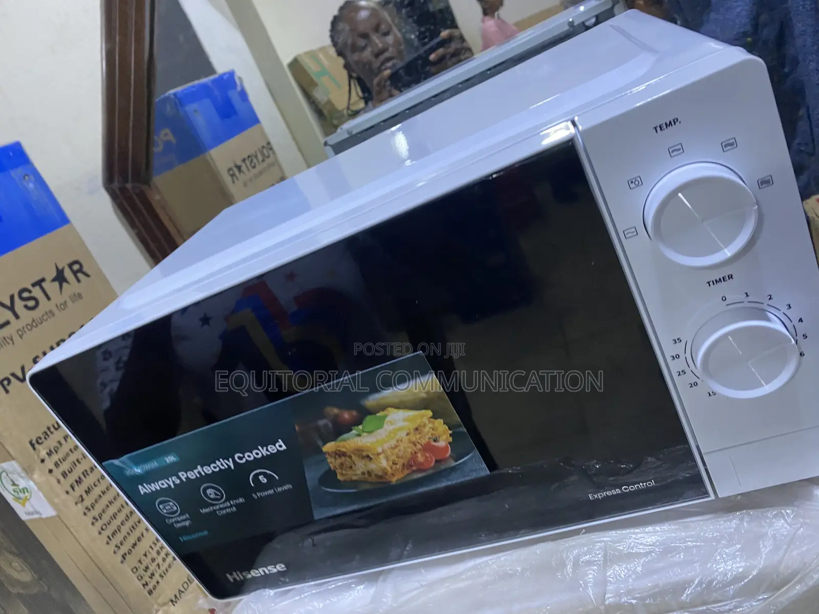 Hisense H20MOWS14 Compact 20L Manual Microwave Oven 7000W