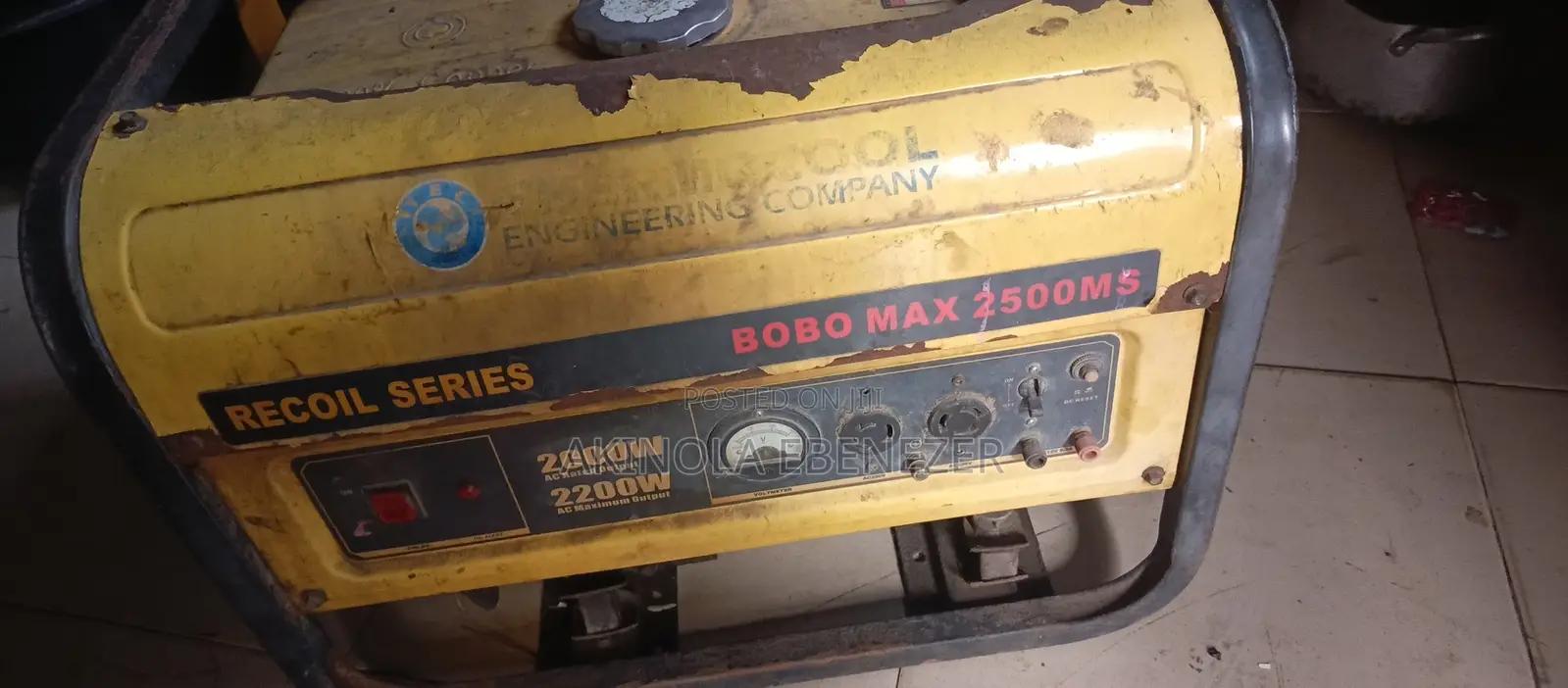 Used Haier Thermocool Generator 2.2kVA Bobo Max 2500MS