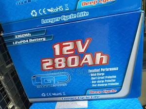 280Ah /3360kwh LGPower Lithium Iron Battery