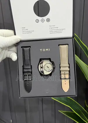 Tomi Double Straps Wrist Watch