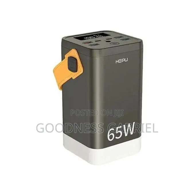HEPU 65W Fast Charging Laptop Power Bank (Charges MacBooks & HP)⁠