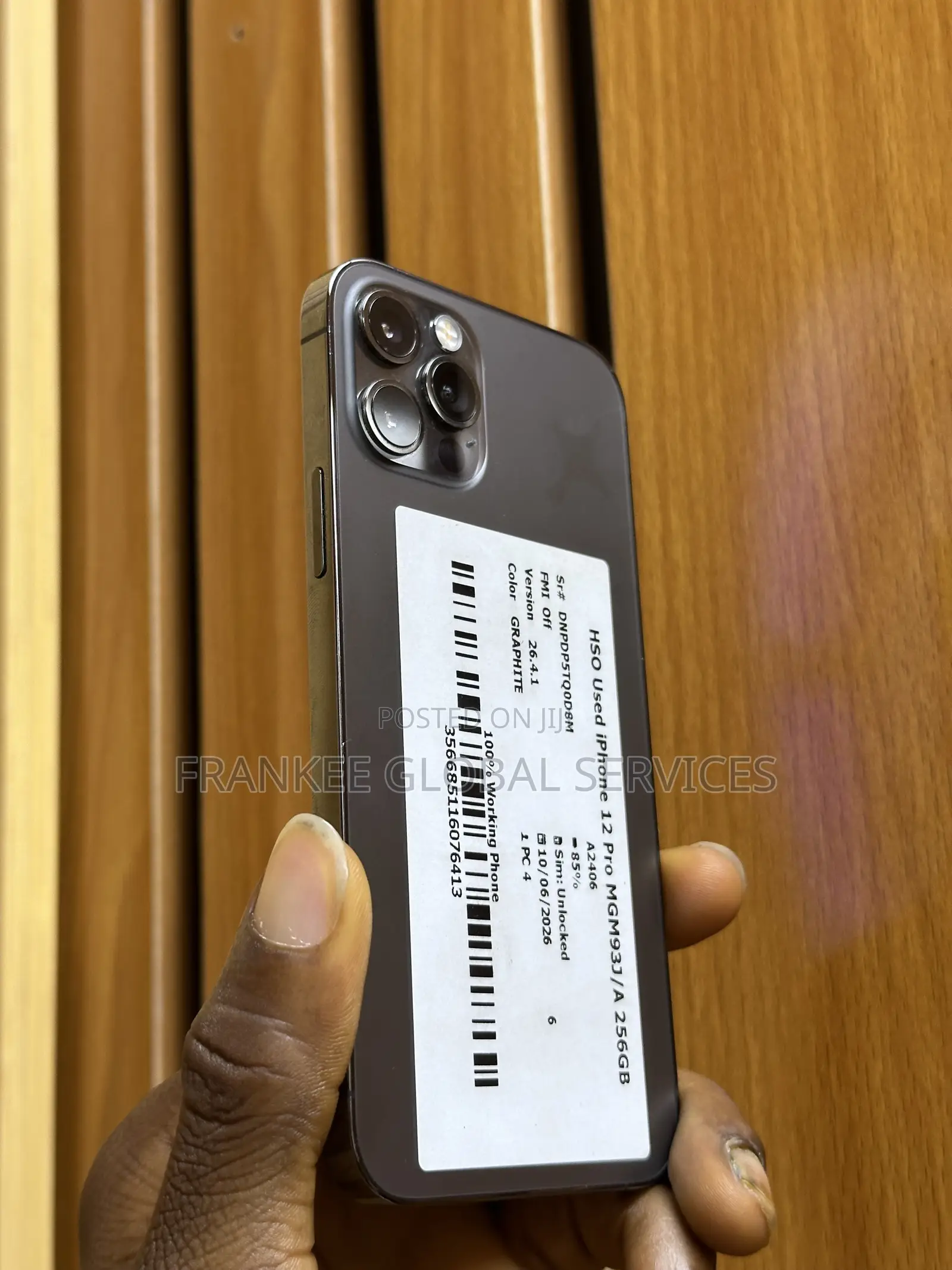 Apple iPhone 12 Pro 256 GB Black