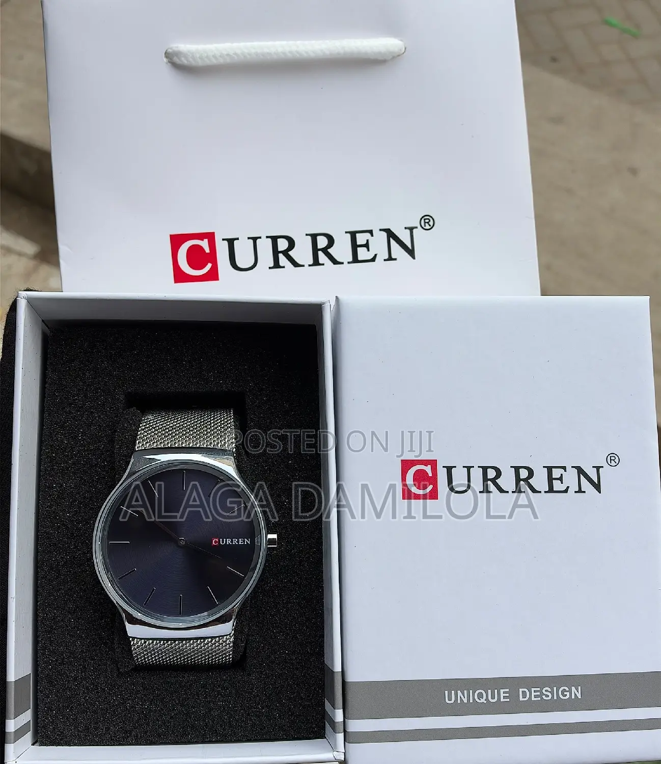 Curren Net Chain Wristwatch