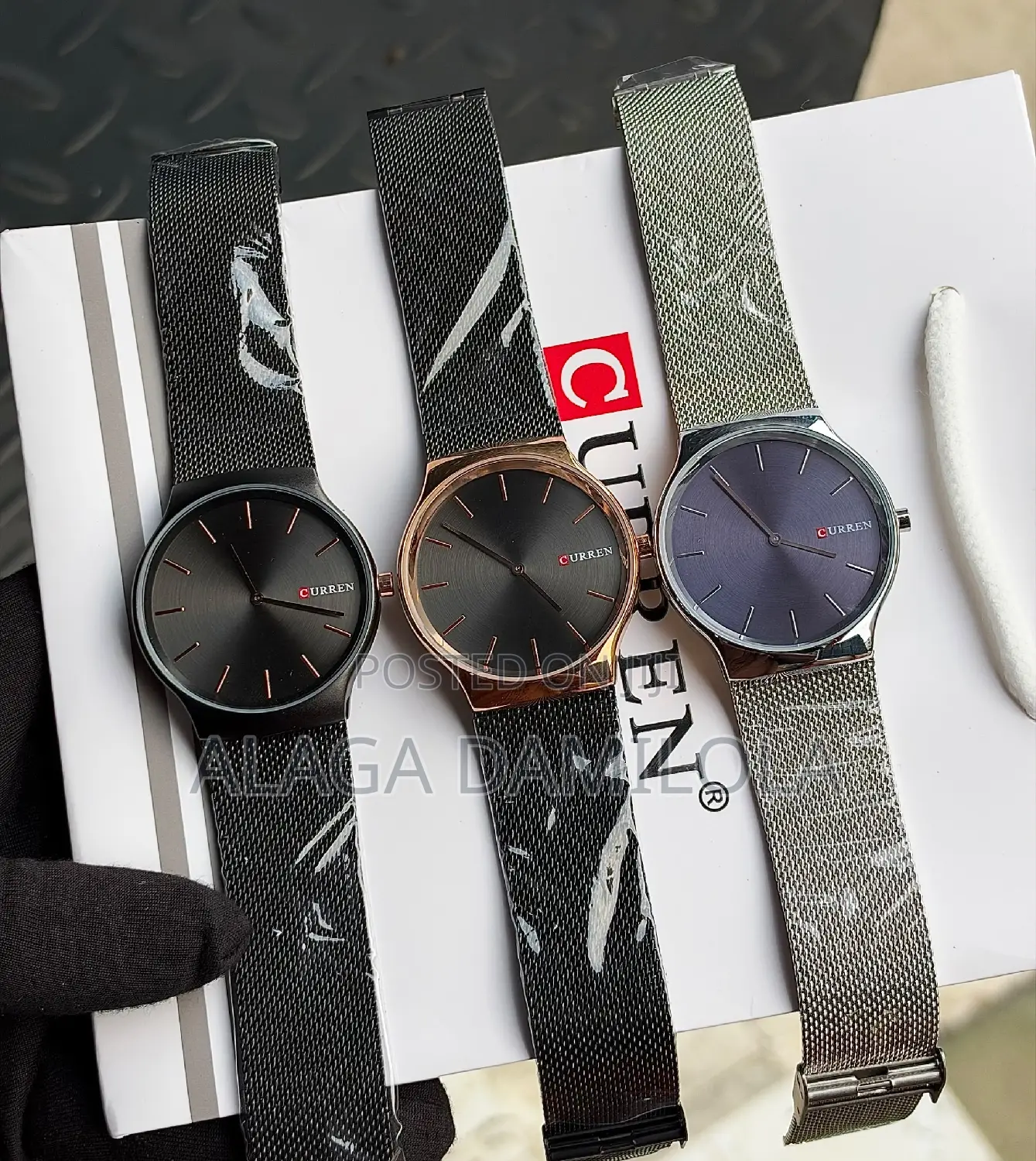 Curren Net Chain Wristwatch