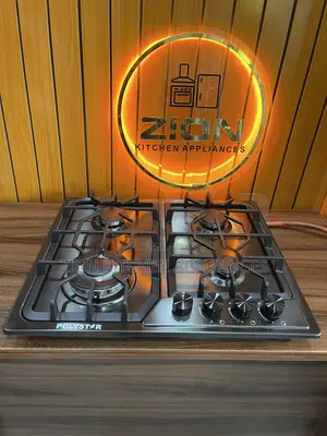Polystar Four Burner Stainless Steel Inbuilt/Table Top Gas Cooker.