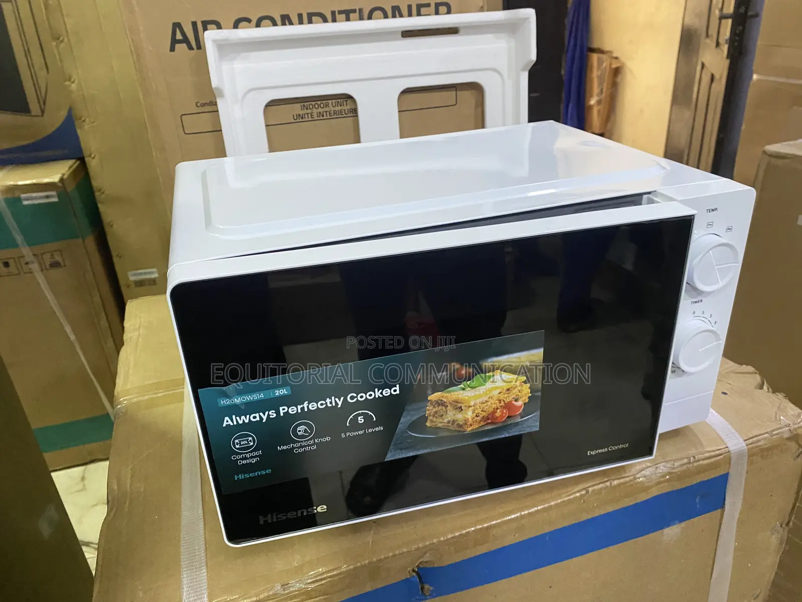 Hisense H20MOWS14 20L Space-Saving Microwave Oven 7000W Manual