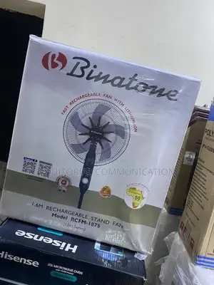 Binatone RCFM-1875 Indoor Rechargeable Standing Fan