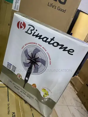 Binatone Tall Stand Fan 1.6M Rechargeable RCFM-1875
