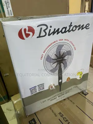 Binatone 1.6M Rechargeable Pedestal Cooling Fan