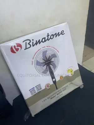 Binatone 1.6M Rechargeable Standing Cooling Fan RCFM-1875
