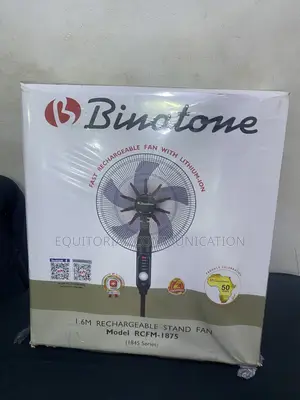 Binatone RCFM-1875 Household Rechargeable Stand Fan