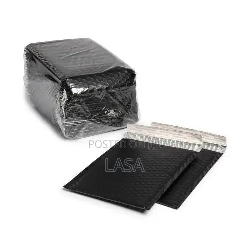 25-Pack Self-Seal Bubble Mailer Envelopes - Black