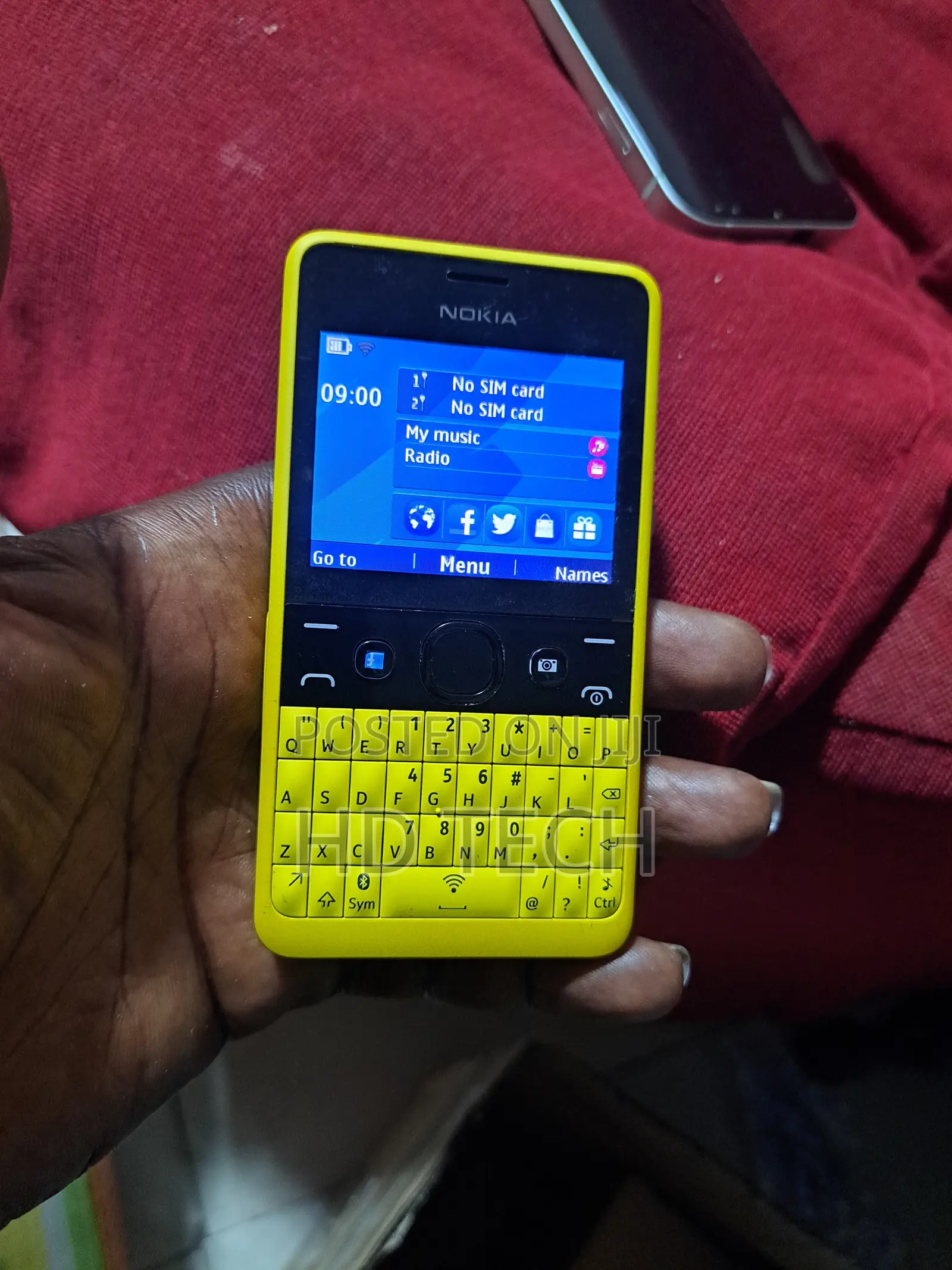 Nokia Asha 210 Yellow