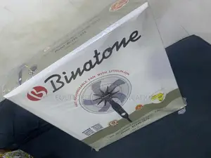 Binatone 1.6M Standing Fan With Backup Rechargeable Power
