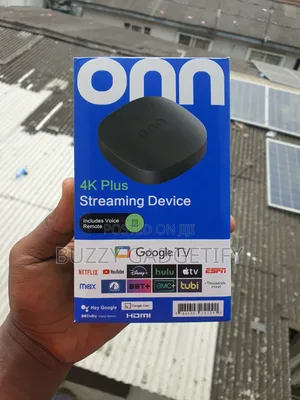 Onn. 4K Plus Streaming Device (Powered by Google TV)