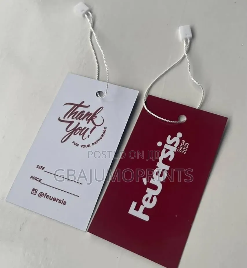 Product and Thank You Card