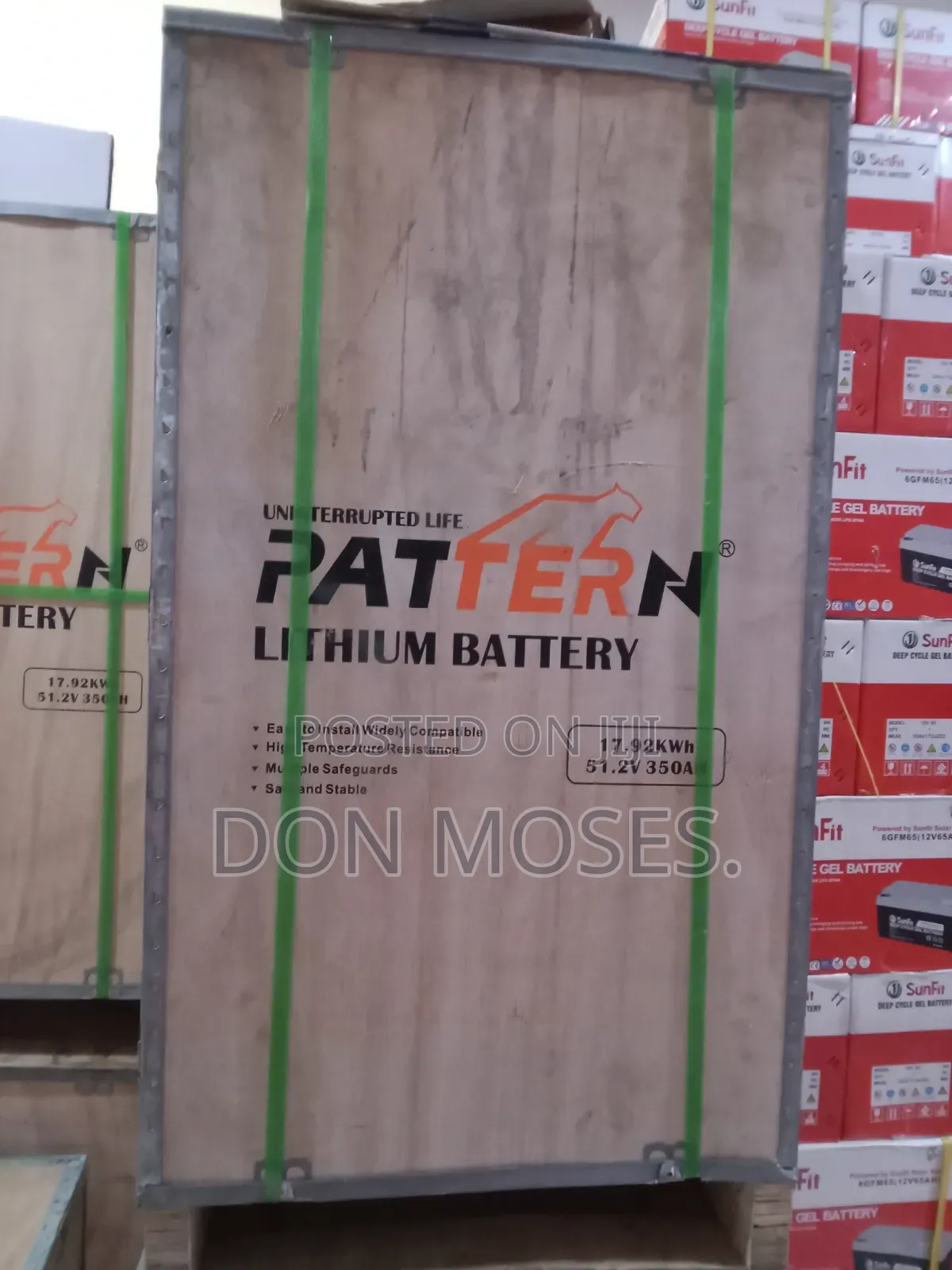 17.5kwh Pattern Solar Lithium Ion Batteries 51.2v