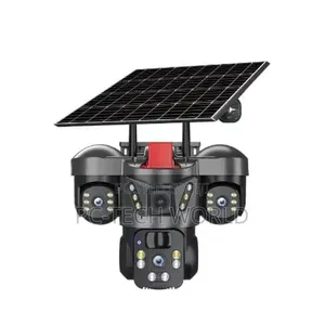 Three Lens Solar 4G PTZ Camera
