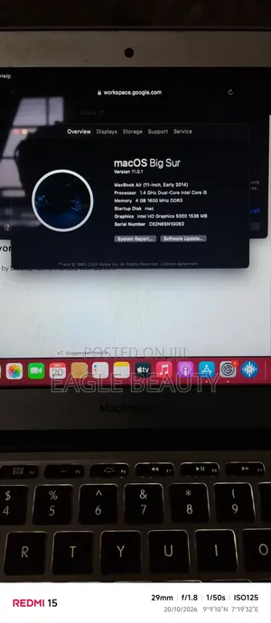 Laptop Apple MacBook Air 2014 4GB Intel Core i5 SSD 128GB