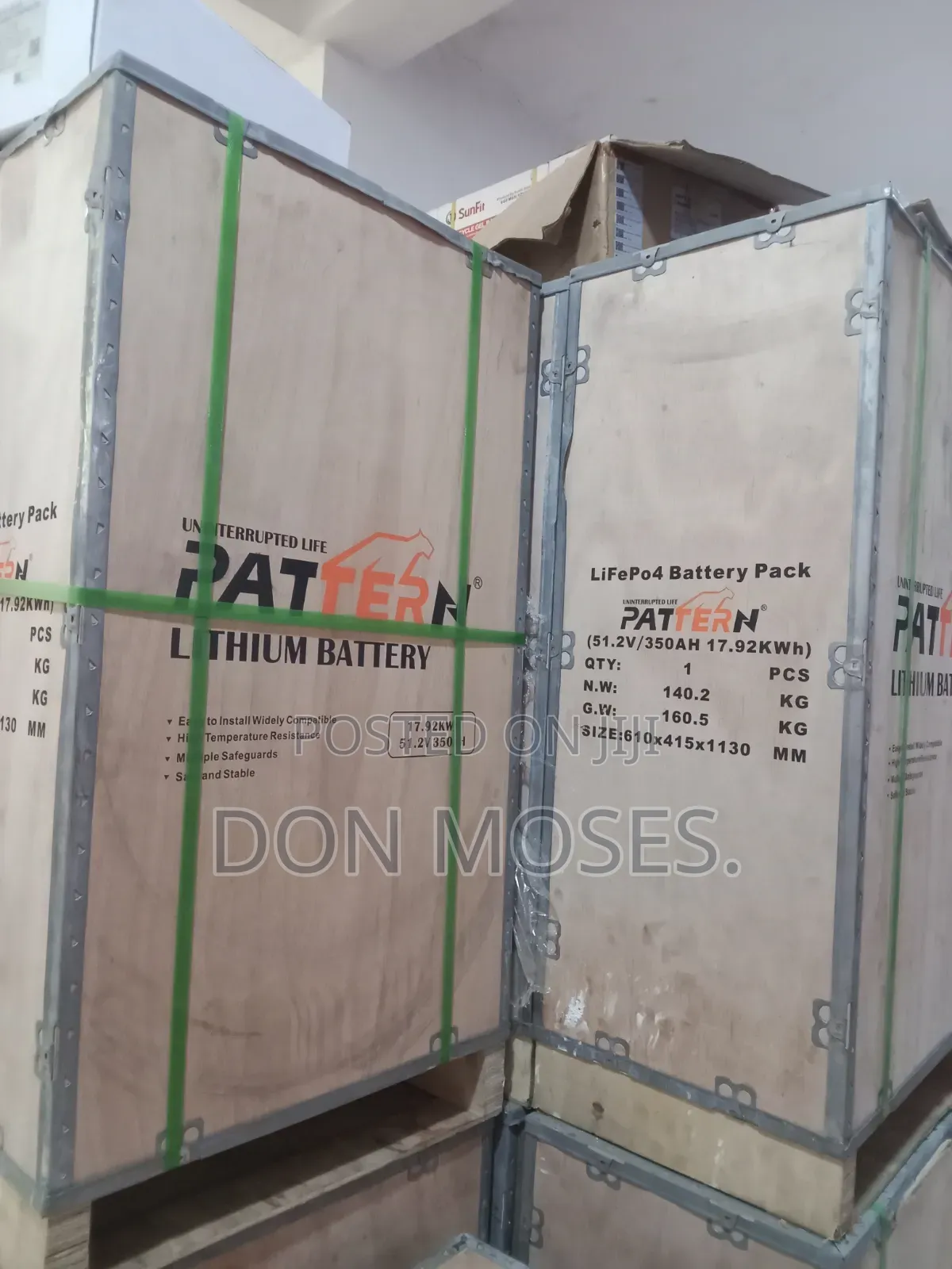 17.5kwh Pattern Solar Lithium Ion Batteries 51.2v