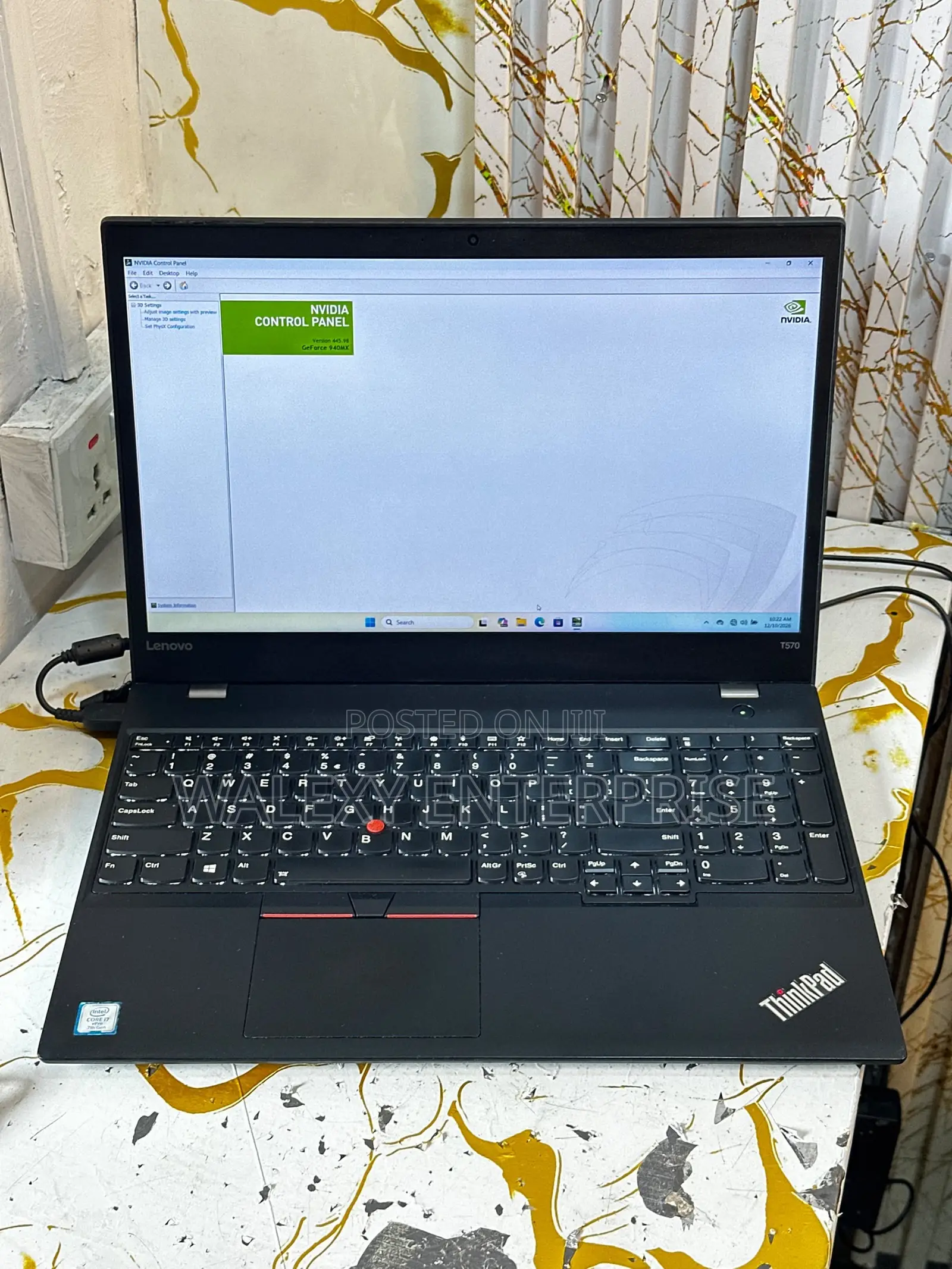 Laptop Lenovo ThinkPad T570 8GB Nvidia SSD 256GB