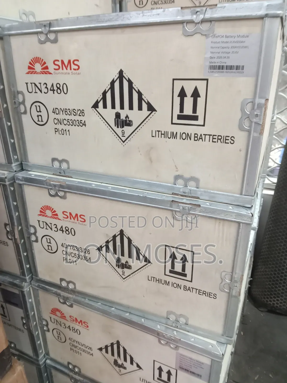 5kwh 24v SMS Solar Lithium Ion Batteries