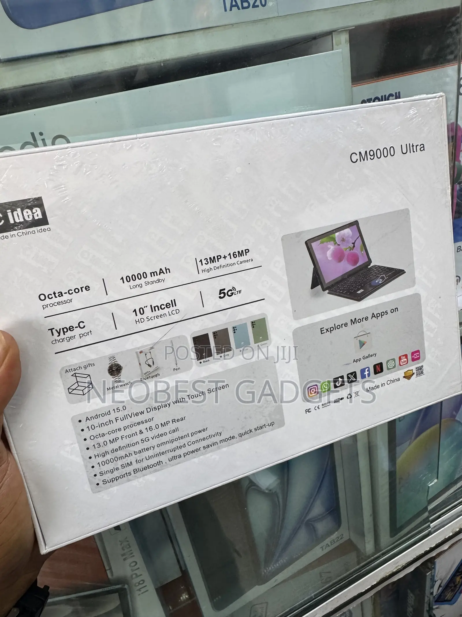 New C idea CM8800 Plus 1 TB Gray