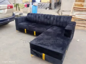 Black Sofas Set