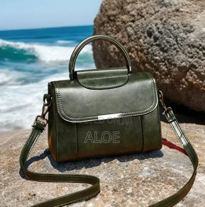 Brown PU Leather Handbag