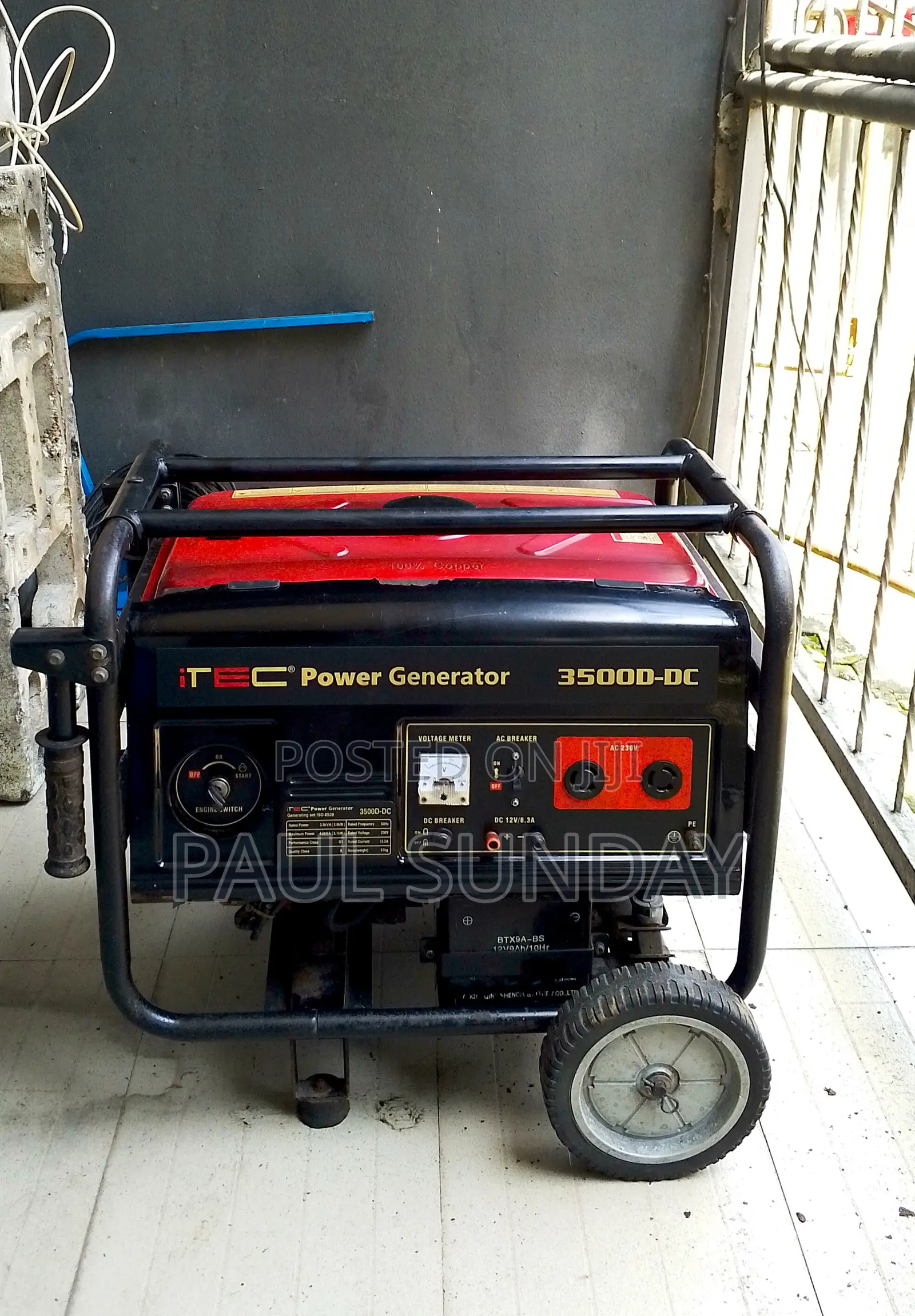 Itec Power Generator 3.5kva