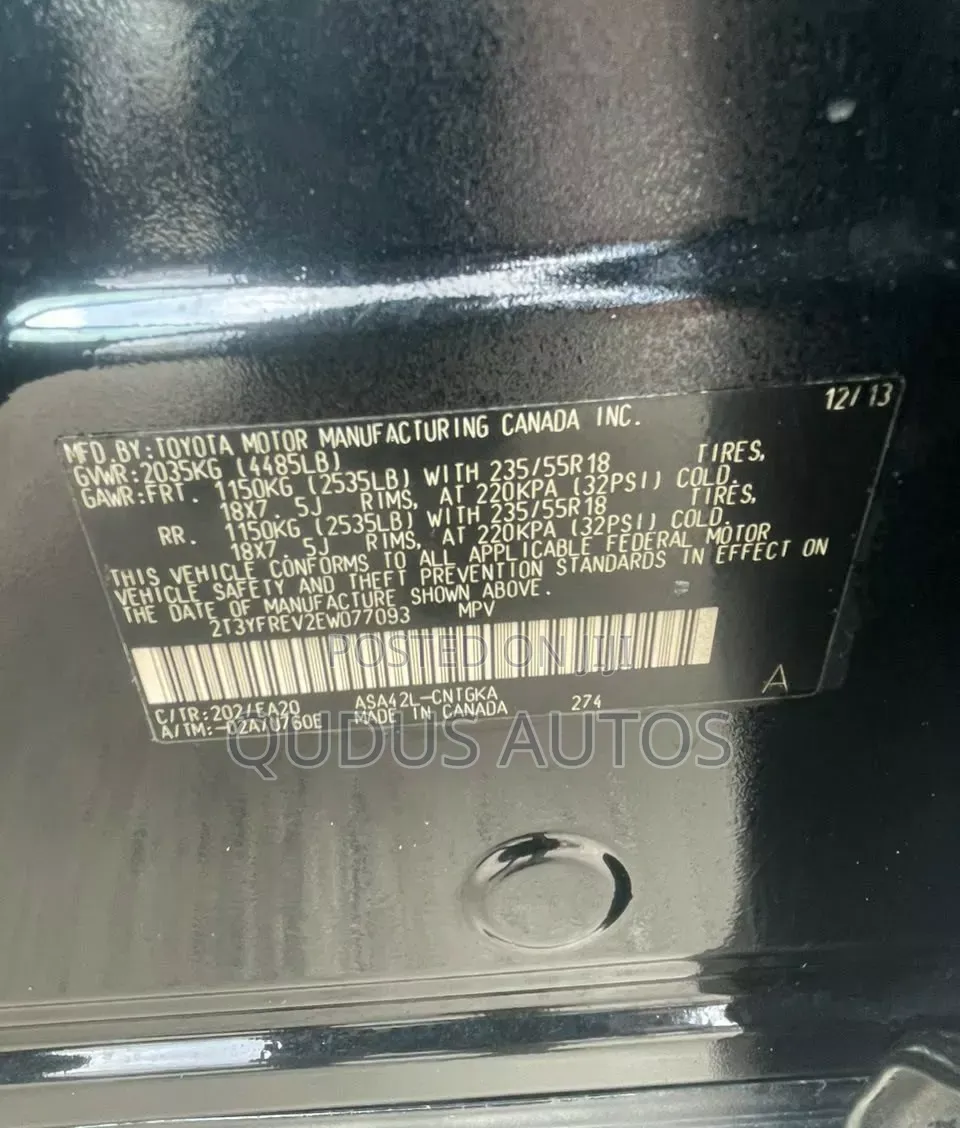 Toyota RAV4 2014 Black