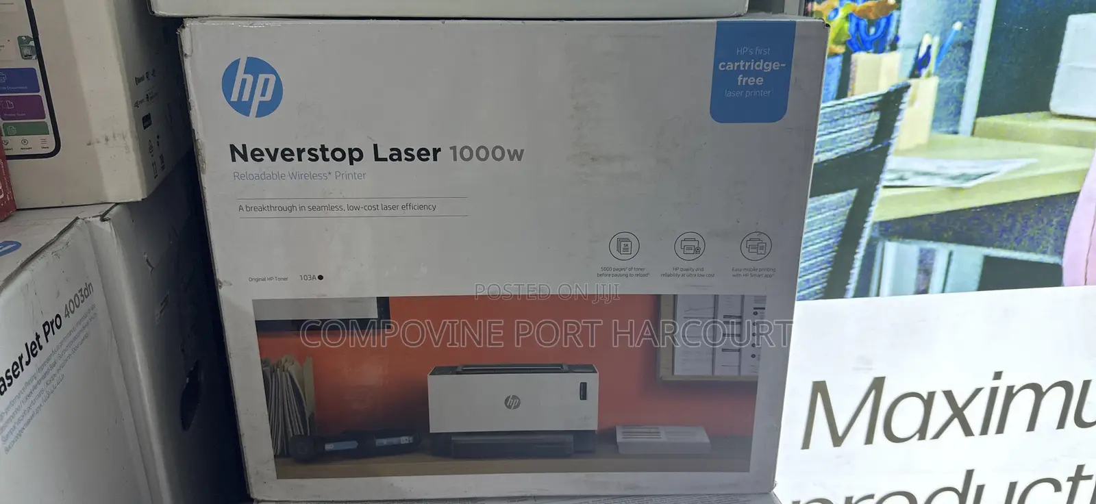 HP Never Stop 1000w Printer