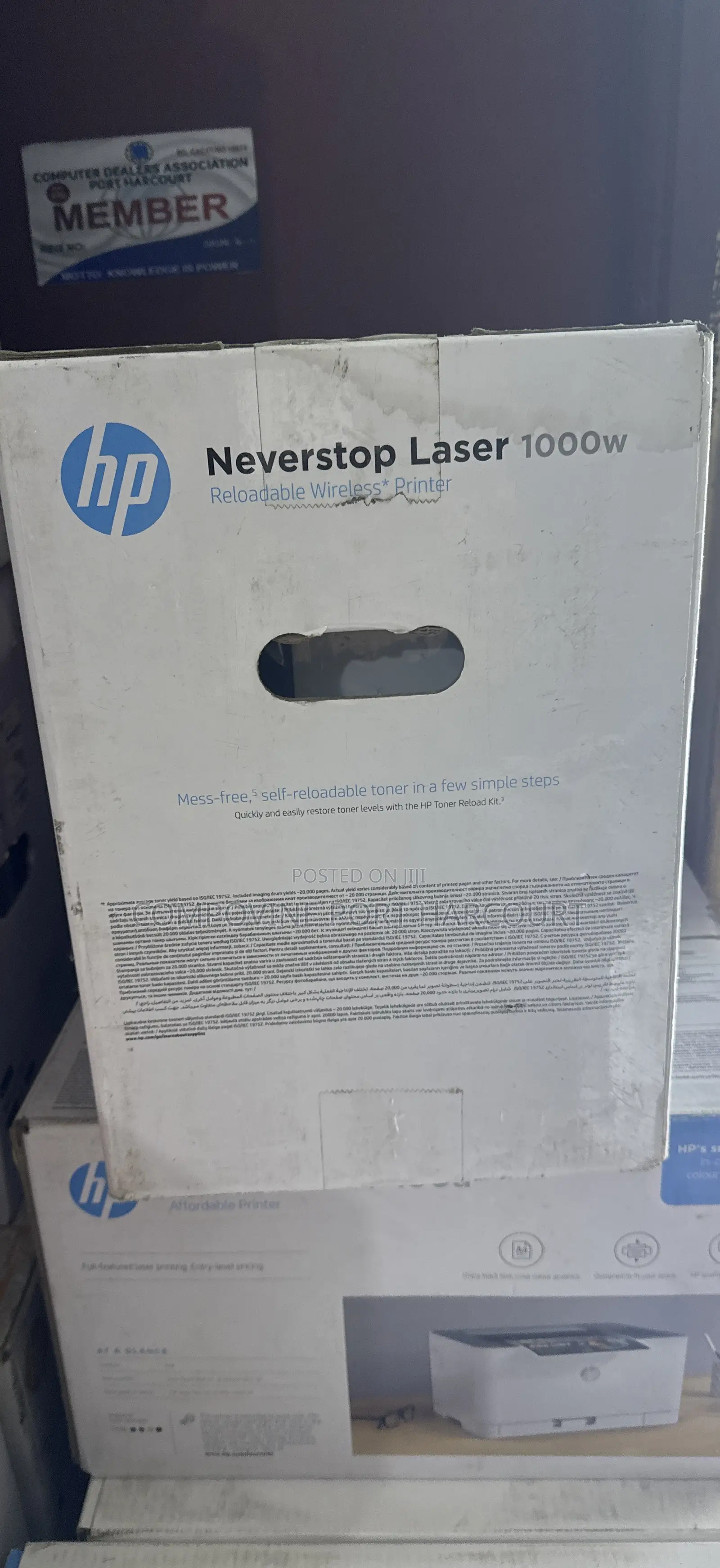 HP Never Stop 1000w Printer
