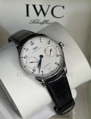 Original Luxury Iwc Schaffhausen Men Genuine Leather Watch