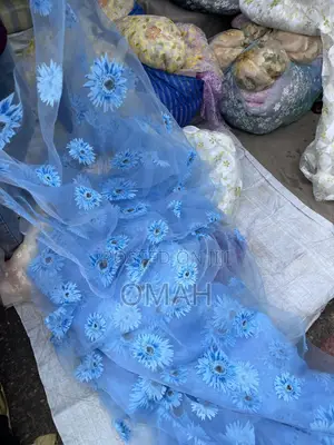 Flowered Organza Fabric