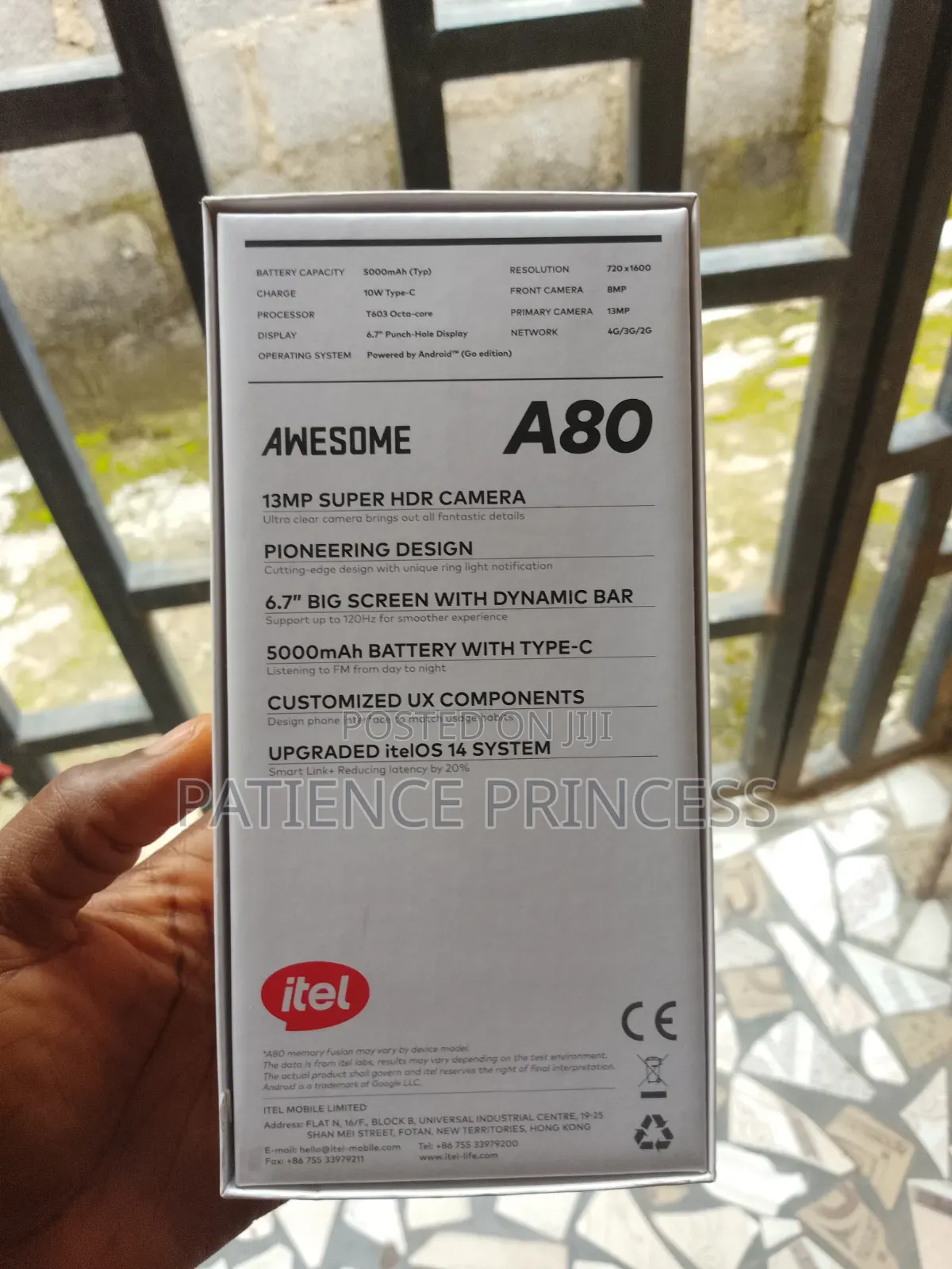 Itel A80 128 GB Black