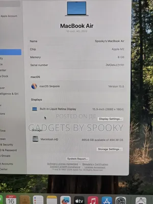 Laptop Apple MacBook Air 2023 M2 8GB SSD 512GB